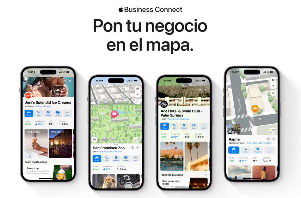 apple business connect hoteles